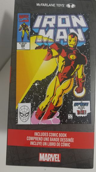 Figura Iron Man Marvel Comic Book Edición Limitada