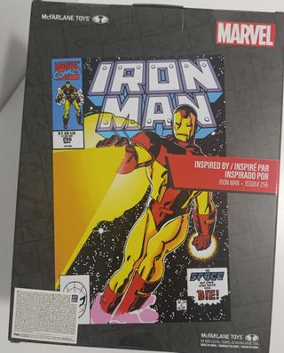 Figura Iron Man Marvel Comic Book Edición Limitada