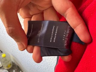 Chaqueta reversible azul y roja