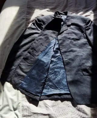 Americana Burberry Vintage Azul Marino
