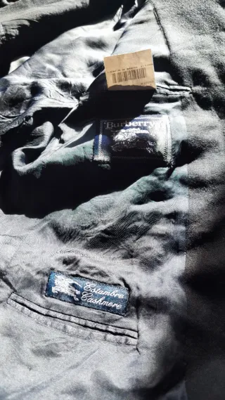 Americana Burberry Vintage Azul Marino