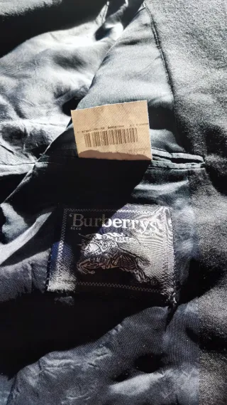 Americana Burberry Vintage Azul Marino