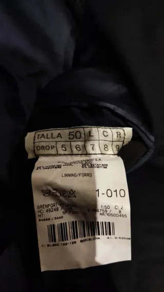 Americana Burberry Vintage Azul Marino