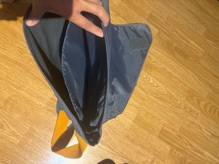 Bandolera Adidas gris y amarilla