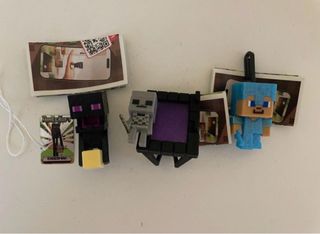 Pupazzetti Kinder Minecraft - Set 3 Pezzi