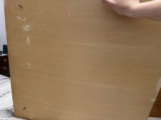Espejo Redondo Madera y Cristal 67 x 67 cm