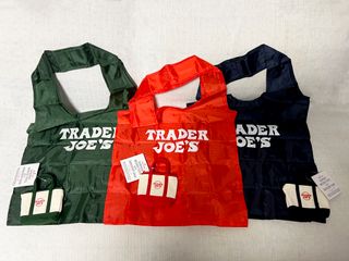 Lote 3 Bolsas Micro Tote Canvas Trader Joe's