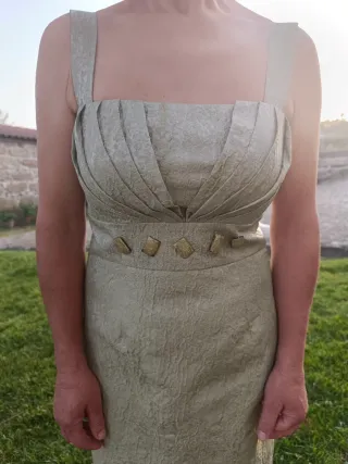 Vestido de cerimónia verde