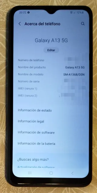 Smartphone Samsung Galaxy A13 5G