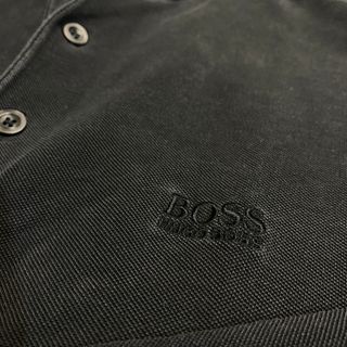 Polo Hugo Boss Negro Talla L Manga Larga