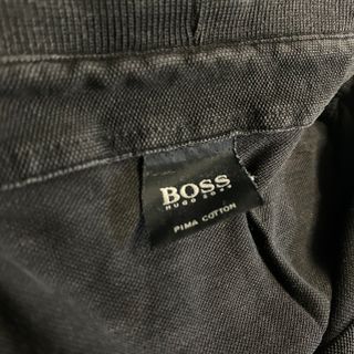 Polo Hugo Boss Negro Talla L Manga Larga