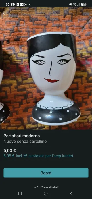 Portafiori moderno donna
