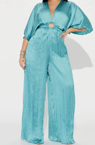 Mono satinado verde azulado