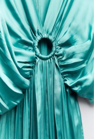 Mono satinado verde azulado