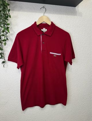 Polo Lacoste Rojo Talla M