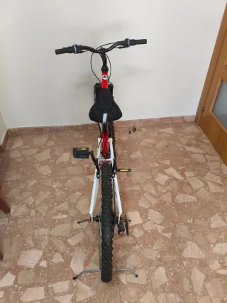 Bicicleta Montaña Denbike 24 FS Roja