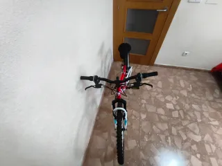 Bicicleta Montaña Denbike 24 FS Roja