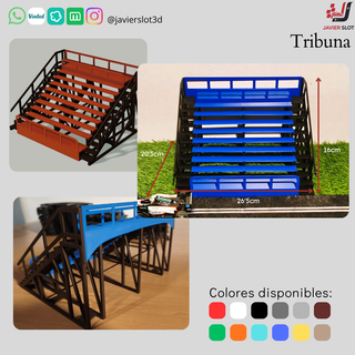Tribuna decorativa maquetas / Scalextric