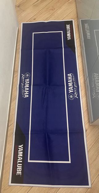 Tappeto Moto Yamaha Yamalube Blu