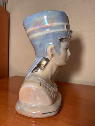 Busto Egipcio Porcelana Nefertiti