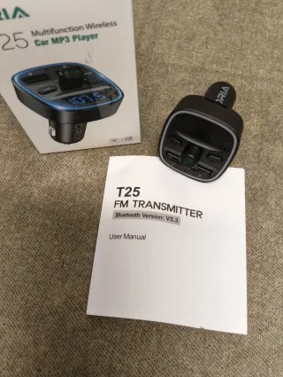 Transmisor FM Bluetooth 5,3 para coche.Manos libre