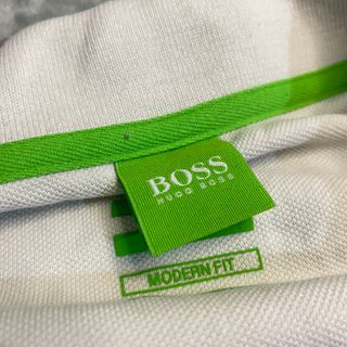 Polo Hugo Boss Talla XXL Blanco y Verde