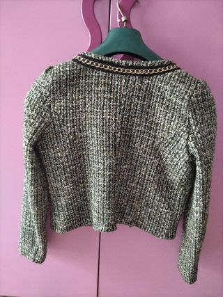 Giacca donna foderata tweed catena