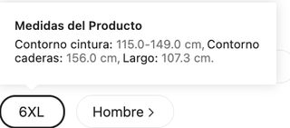 Pantalón pijama algodón 6XL