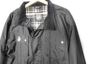 Chaqueta Panama Jack Negra Forro Tartán