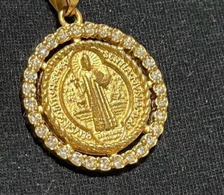Collar Medalla San Benito