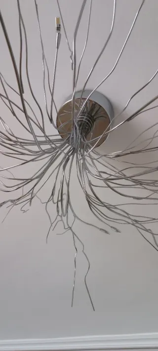 Lámpara Saggina 12 Metal Plateado