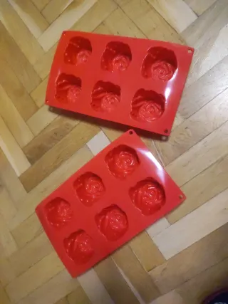 Molde Silicona Flores Rosas