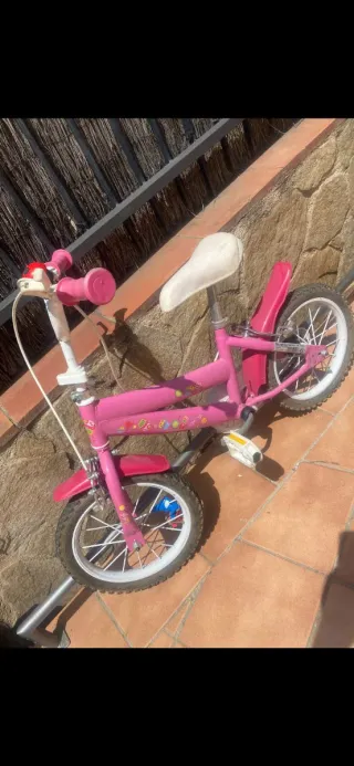 Bicicleta niña 16 rosa