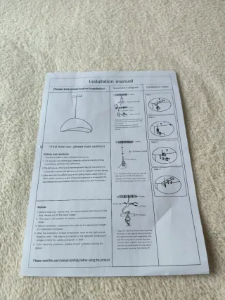 Lámpara colgante estilo japones Wabi-Sabi