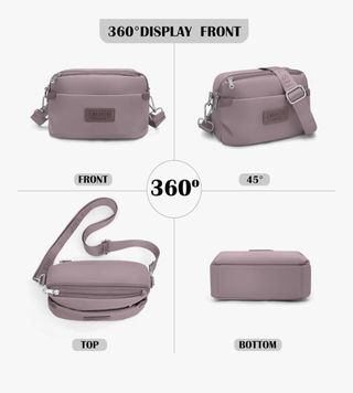 Bolso bandolera lila
