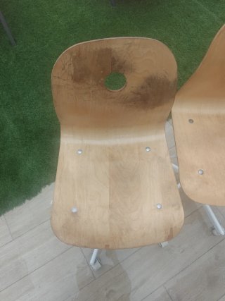 Sillas de escritorio con ruedas (2 unidades)