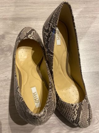 Zapatos Geox Piel Animal Print Talla 36