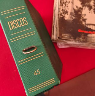 Corso di francese su dischi vinile vintage