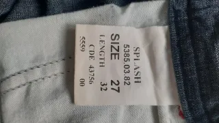 Calça de ganga azul