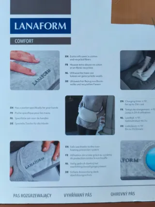 Cinturón Calentador Lanaform Waist Warmer Go