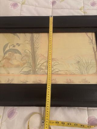 Cuadro decorativo paisaje antiguo