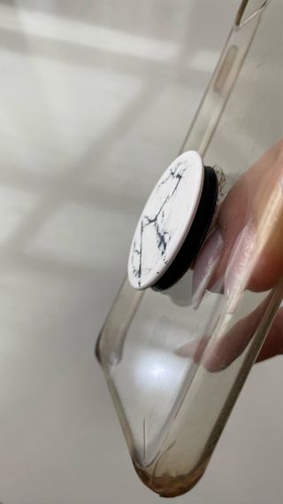 Custodia iPhone 11 Pro Max Trasparente con PopSocket