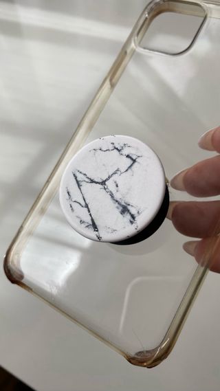 Custodia iPhone 11 Pro Max Trasparente con PopSocket