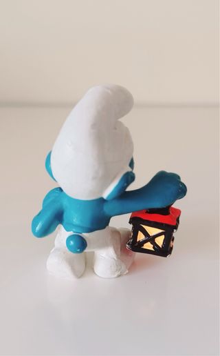 Pitufo con farolillo Schleich años 80