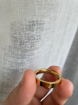 Anillo inspiración Cartier oro “leer descripción”