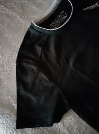Camiseta URBNDIST Negra Hombre