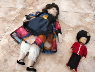 Lote de muñecos antiguos variados