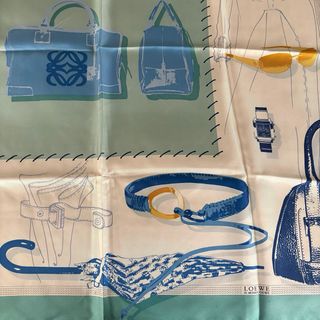 Pañuelo de seda Loewe