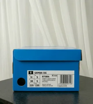Adidas Samba OG Blancas y Negras