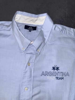 Camisa La Martina Polo Team Azul